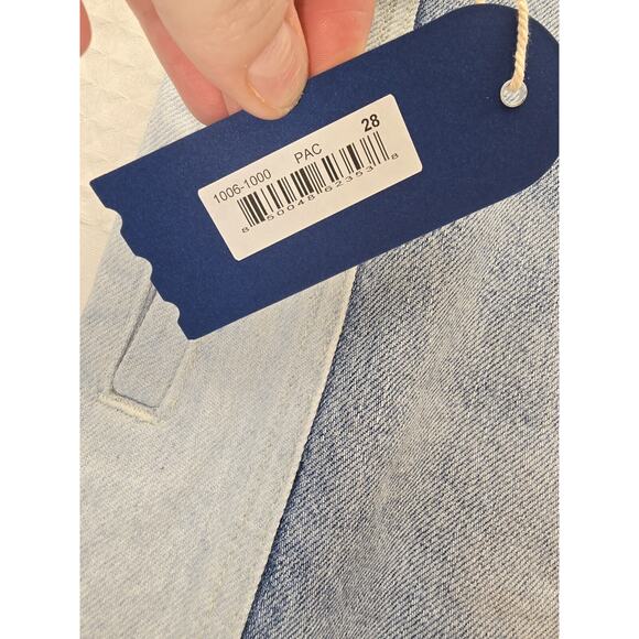 Daily Blue Easy Wide Leg Jeans Womens Size 28 Light Denim Easy Pant Pacific - Picture 6 of 15